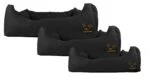 Hundebett mit imprägnierter Oberseite und rutschhemmender Unterseite, Schwarz S 65 x 55 cm – Bodyguard Sofa Bed – Bild 4