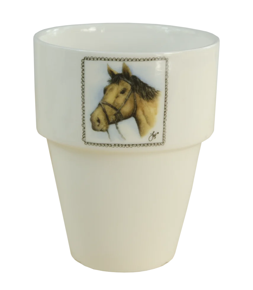 Milchbecher mit Pferd – Boerenwinkel – Bild 1