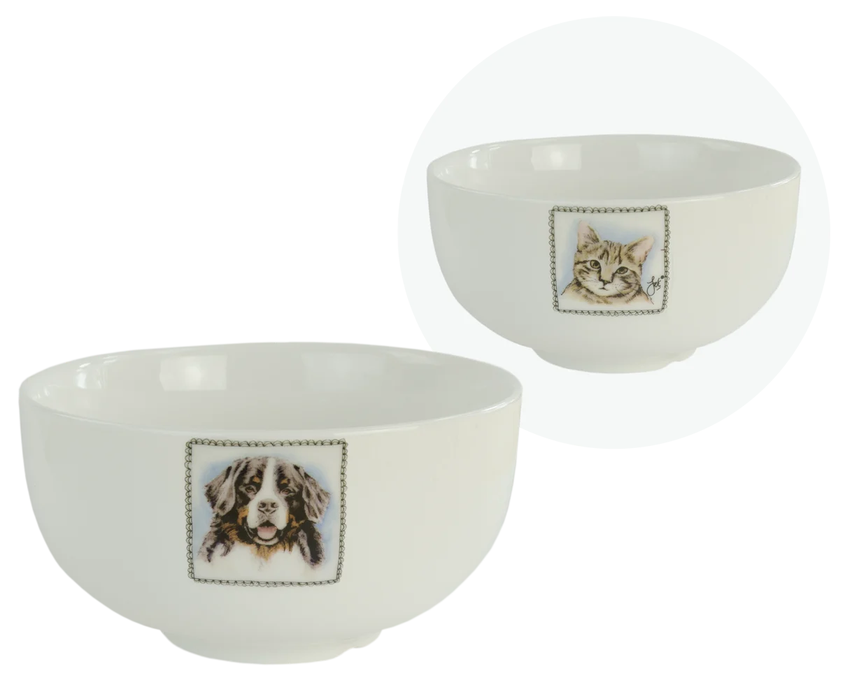 BOER134791.png Schüssel mit Hund und Katze – Boerenwinkel – Bild 1