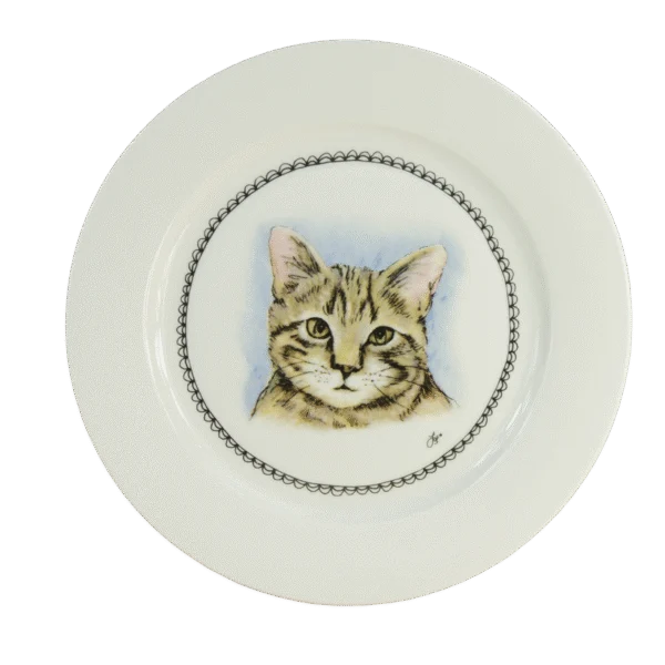 Frühstücksteller Katze, Ø 21 cm – Boerenwinkel