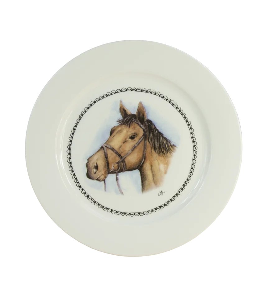 BOER134798.png Frühstücksteller Pferd, Ø 21 cm – Boerenwinkel – Bild 1