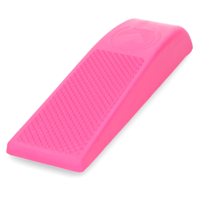 Pferdebürste zum Waschen und Massieren, Rosa, L, 23 x 6,5 x 3 cm – Excellent Horse Grooming Brush – Bild 3