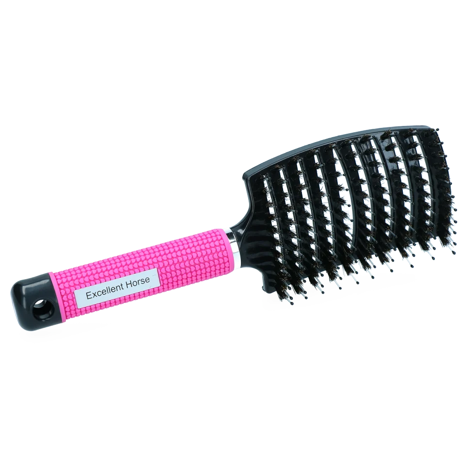 Mähnenbürste zum Entwirren, 24,5 cm, Rosa – Excellent Horse Supreme Brush – Bild 3