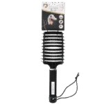 Mähnenbürste zum Entwirren, 24,5 cm, Schwarz – Excellent Horse Supreme Brush