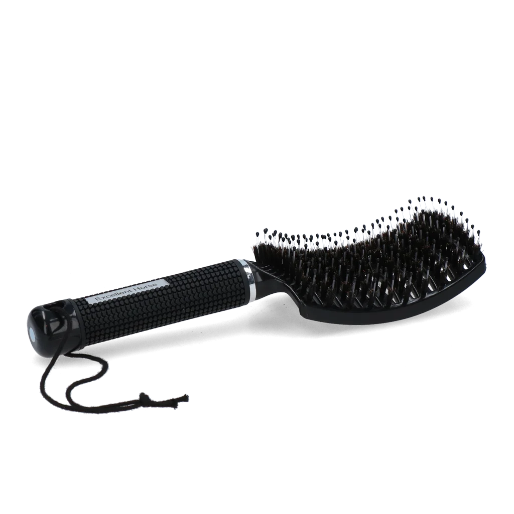 Mähnenbürste zum Entwirren, 24,5 cm, Schwarz – Excellent Horse Supreme Brush – Bild 3