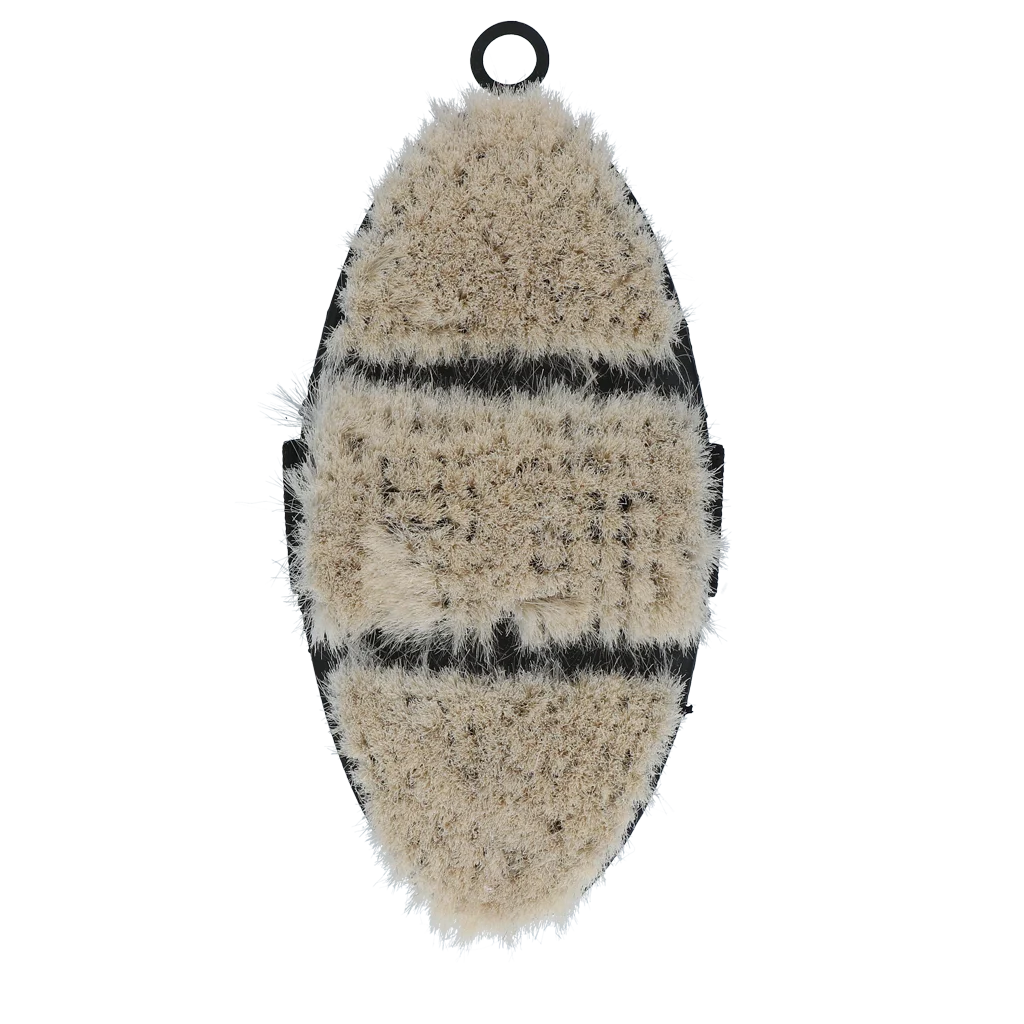 Weiche Pferdebürste mit Ziegenhaar und flexibler Oberseite – Excellent Horse Flexi Brush Shine – Bild 3