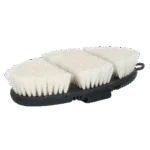 Weiche Pferdebürste mit Ziegenhaar und flexibler Oberseite – Excellent Horse Flexi Brush Shine – Bild 4
