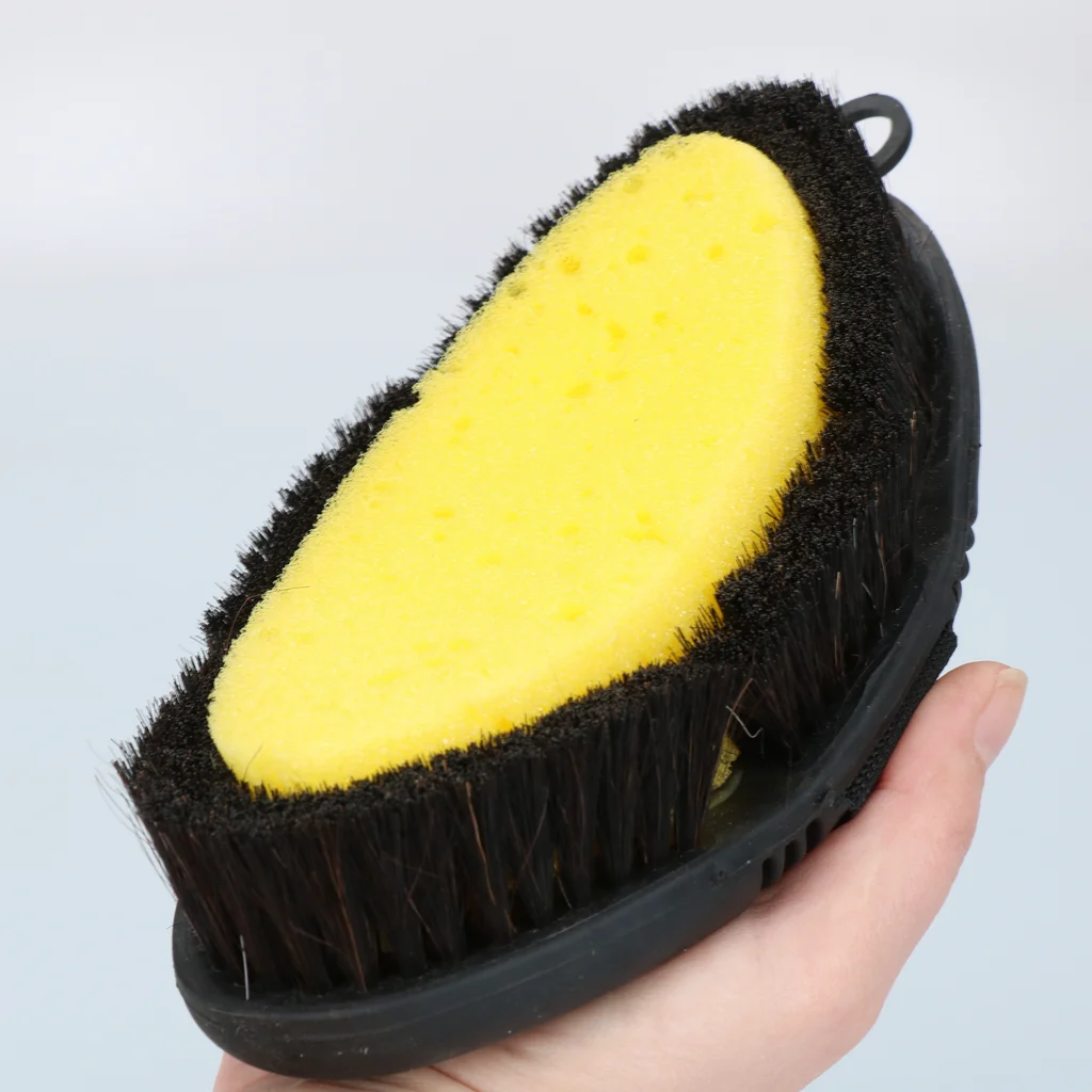 Waschbürste für Pferde mit flexibler Oberseite – Excellent Horse Flexi Brush Sponge – Bild 5