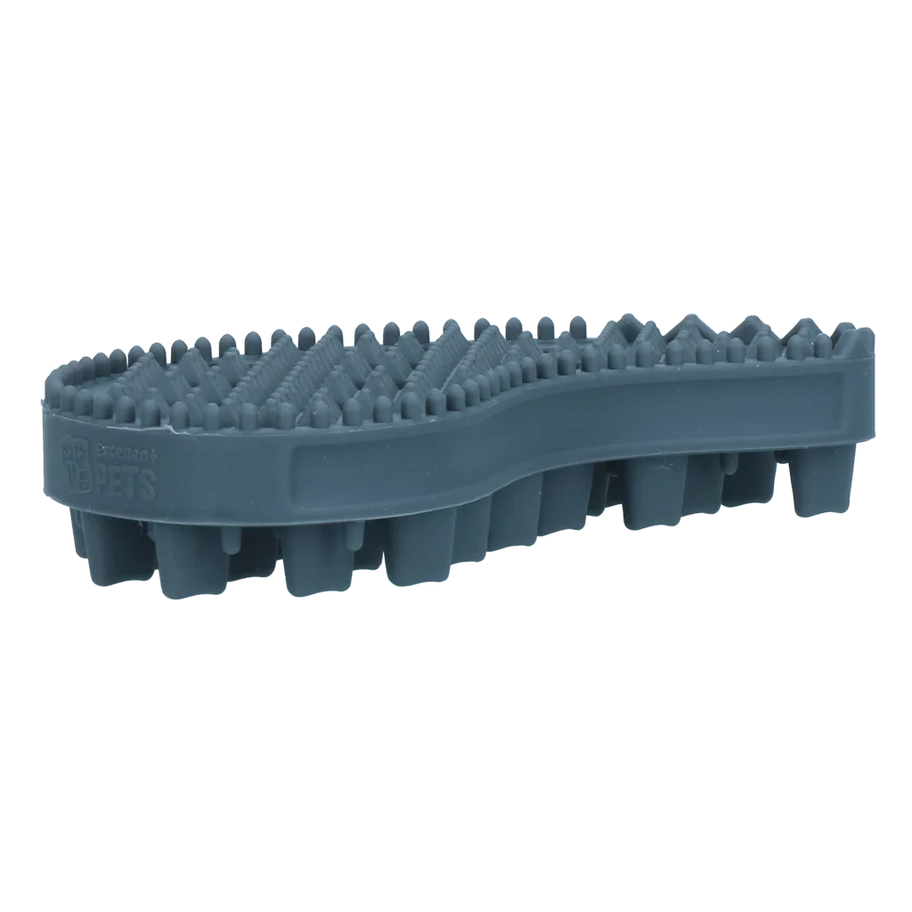 Hundebürste aus Silikon für langes Fell, 12 x 6,5 x 2,5 cm – Excellent Pets Soft Silicone Brush – Bild 2