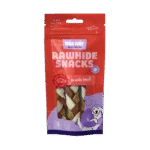 Geflochtene Kausnacks, 12 cm, 3 Stück – Braaaf Twister Braids