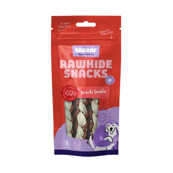 Kausnacks, 3 Stück – Braaaf Twister Double