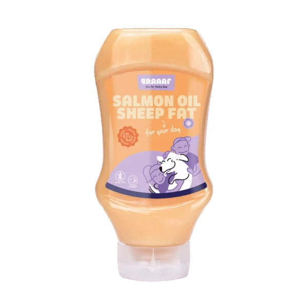 Futtersauce mit Lachsöl und Schafsfett, 500 ml – Braaaf Dog Food Sauce
