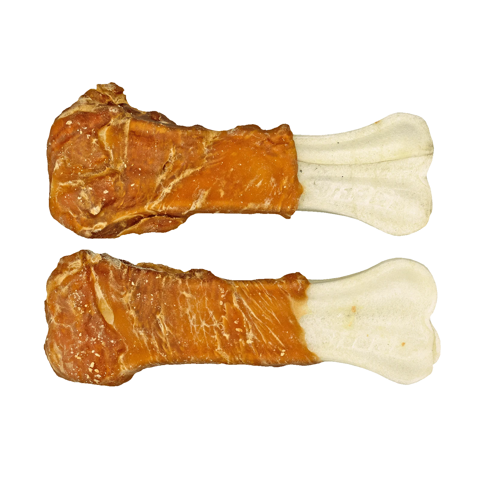 Kauknochen mit Huhn, gepresst, 12,5 cm, 2 Stück – Braaaf Rawhide Pressed Bone – Bild 3