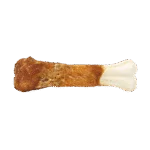 Kauknochen mit Huhn, 20 cm – Braaaf Rawhide Pressed Bone – Bild 3