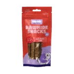 Kaustangen mit Lamm und Fisch, 8 Stück – Braaaf Rawhide Roll Sticks