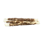 Kausnack aus Büffelhaut mit Lamm und Fisch, 21 cm, 6 Stück – Braaaf Rawhide Twister – Bild 2