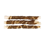 Kausnack aus Büffelhaut mit Lamm und Fisch, 21 cm, 3 Stück – Braaaf Rawhide Twister – Bild 2