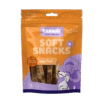 Weiche Hundesnacks mit Rind und Fisch, getreidefrei, 85 g – Braaaf Soft Snack Slices
