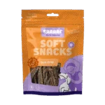 Hundesnackstreifchen mit Ente, getreidefrei, 85 g – Braaaf Soft Snack Entenstreifchen