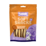 Hundesnack in gedrehter Sandwichform mit Huhn und Fisch, getreidefrei, 85 g – Braaaf Soft Snack Gedrehtes Sandwich