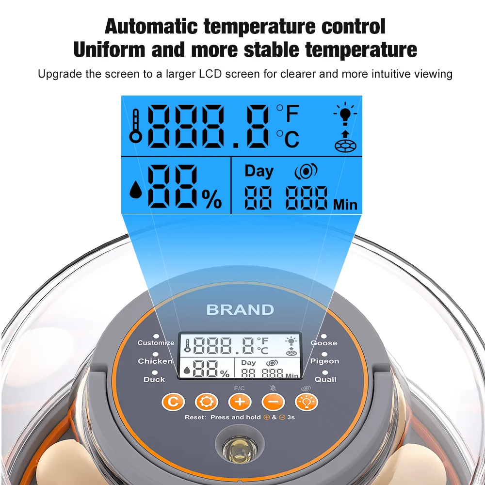 Digitale Brutmaschine für 12 Eier mit automatischer Wendung – Hofman Animal Care – Bild 6