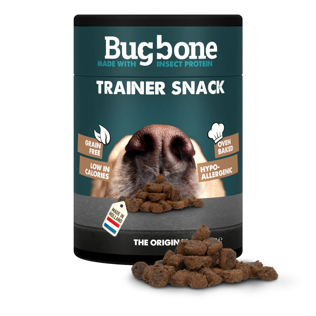 BUGB030.png Trainingssnack für Hunde mit Insektenprotein, 100 g – Bugbone Trainer Snack – Bild 1