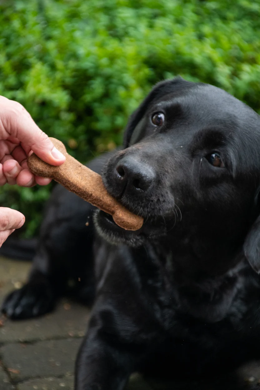 Hundesnack mit Insektenprotein, 6 Stück à 45 g – Bugbone Large – Bild 4