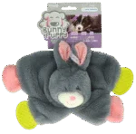 Hundekuscheltier Kaninchen aus Plüsch mit Quietscher für Welpen – Bunny Puppy Crunchy Chew