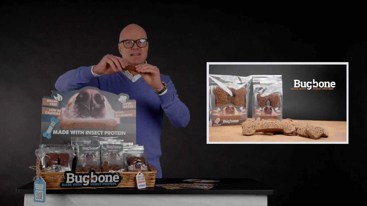 Hundesnack mit Insektenprotein, 24 Stück à 7,5 g – Bugbone Sweethearts – Bild 4