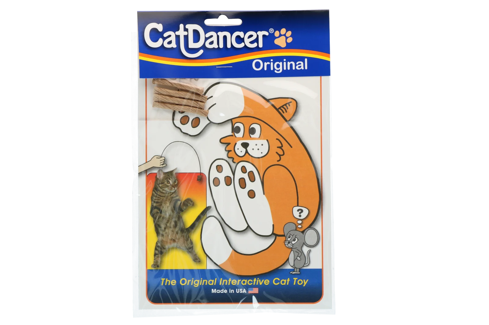 Interaktives Katzenspielzeug mit flexiblem Draht, ca. 90 cm – Cat Dancer Original – Bild 1