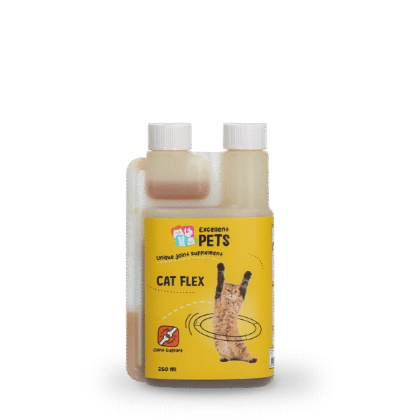 Gelenkergänzungsfutter für Katzen, flüssig, 250 ml – Excellent Pets Cat Flex