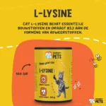 Lysin Pulver für Katzen mit Vitamin B6, 100 g – Excellent Pets L-Lysine – Bild 5