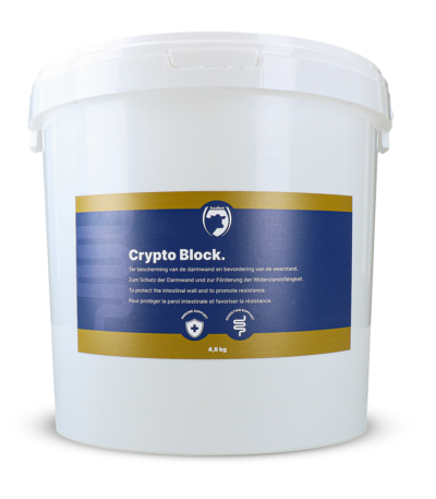 Ergänzungsfuttermittel für Kälber und Lämmer, 4,8 kg – Excellent Crypto Block