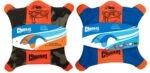 Hundefrisbee aus Canvas mit leuchtenden Pfoten, 24 x 24 cm – Chuckit! Flying Squirrel M – Bild 2