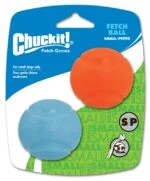 Gummiball für Hunde, Ø 5 cm, 2 Stück – Chuckit! Fetch Ball S