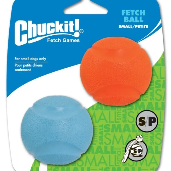 Gummiball für Hunde, Ø 5 cm, 2 Stück – Chuckit! Fetch Ball S