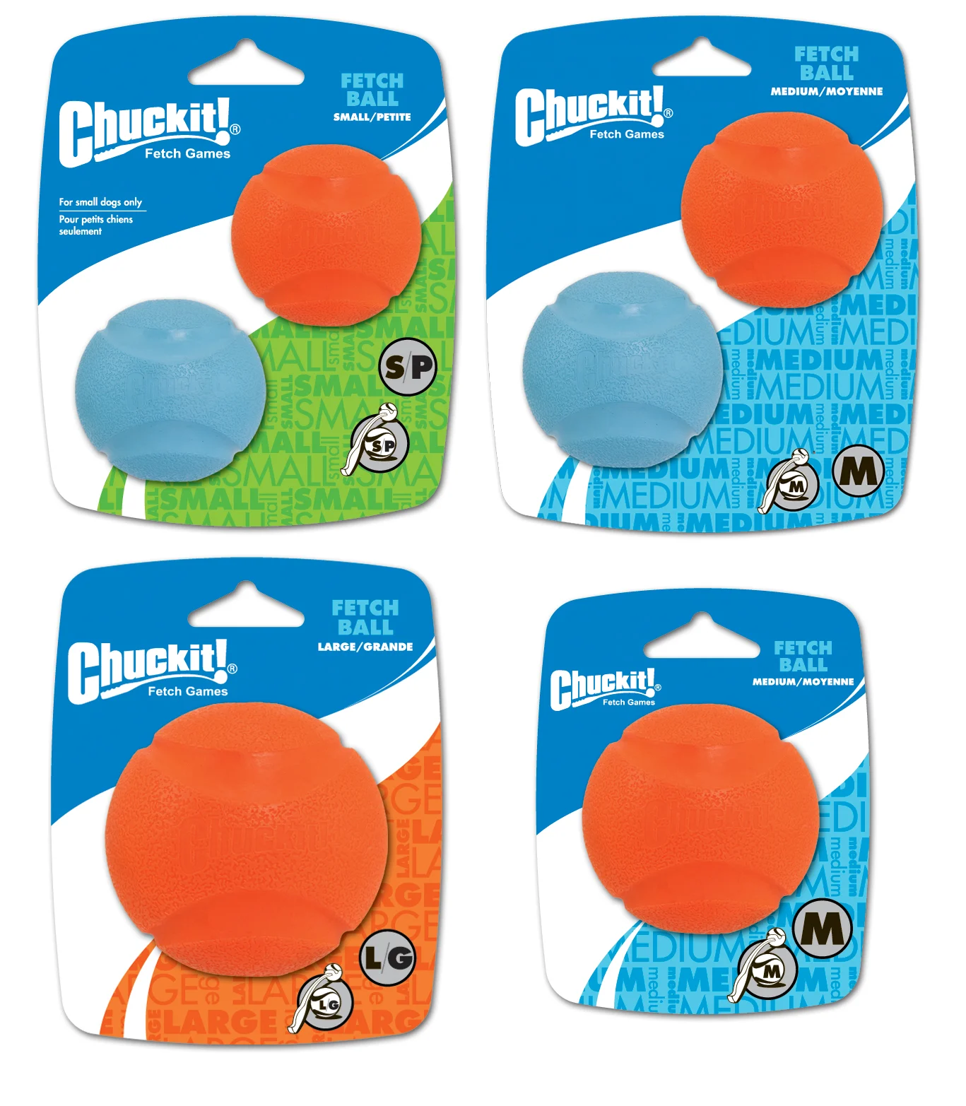 Gummiball für Hunde, Ø 5 cm, 2 Stück – Chuckit! Fetch Ball S – Bild 2