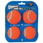 Hundetennisball M, ø 6 cm, 4 Stück, schwimmfähig – Chuckit! Tennis Ball – Bild 2