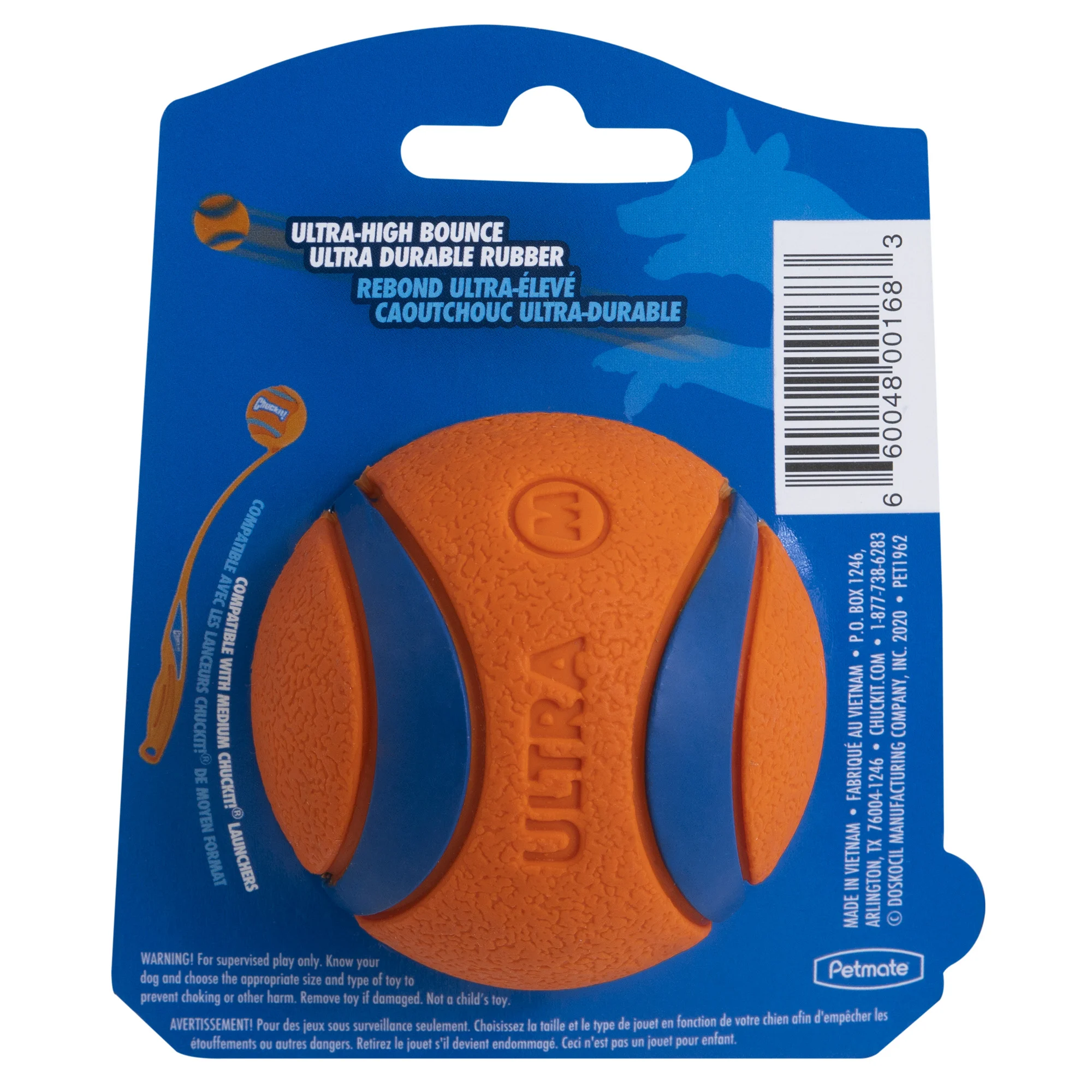 Hundeball aus Gummi M, ø 6 cm – Chuckit! Ultra Ball – Bild 2