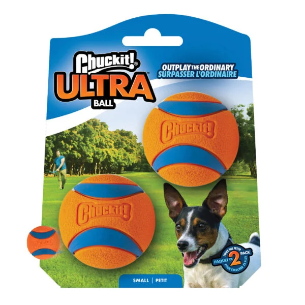 Hundeball aus Gummi S, ø 5 cm, 2 Stück – Chuckit! Ultra Ball