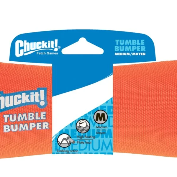 Apportierdummy M, schwimmfähig, ø 6 x 21 cm – Chuckit! Tumble Bumper