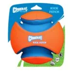 Fußball für Hunde mit Gummikerben, Ø 14 cm – Chuckit! Kick Fetch Dog S