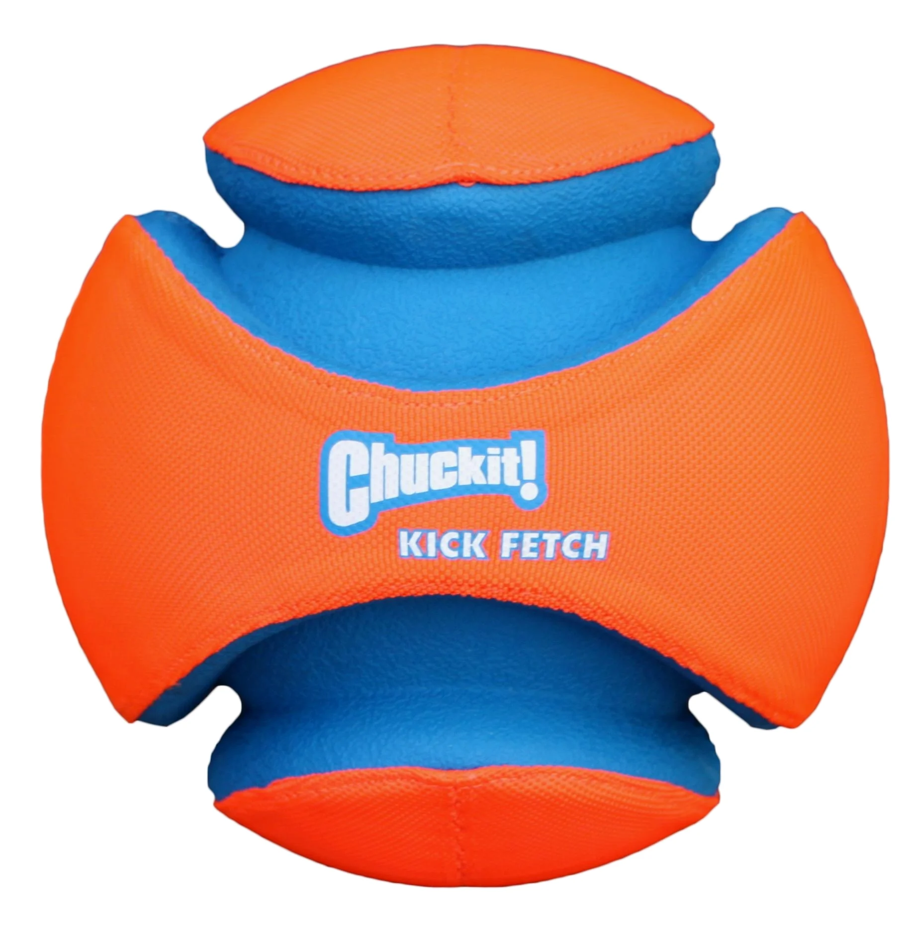 Fußball für Hunde mit Gummigriffen, Ø 19 cm – Chuckit! Kick Fetch Dog L – Bild 2