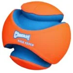 Fußball für Hunde mit Gummigriffen, Ø 19 cm – Chuckit! Kick Fetch Dog L – Bild 4