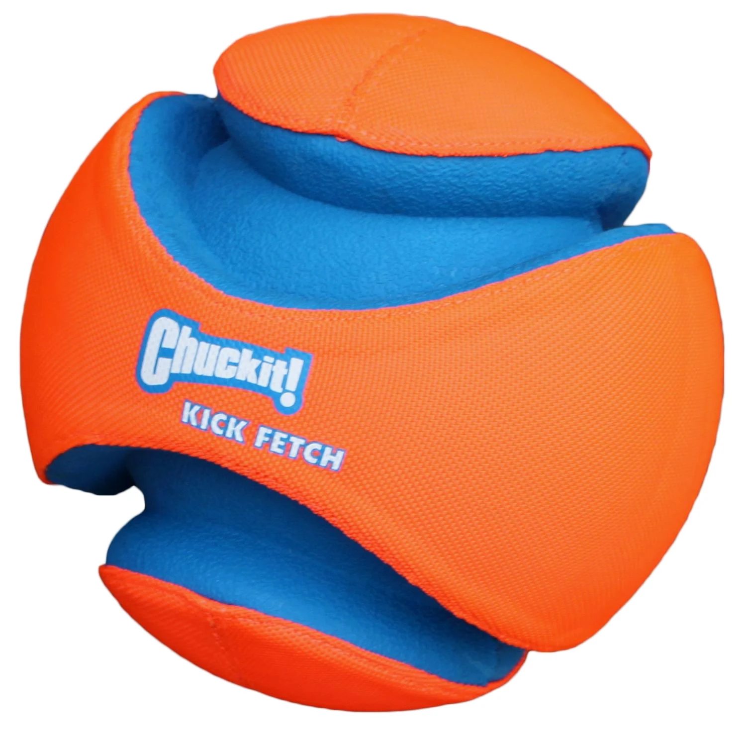 Fußball für Hunde mit Gummigriffen, Ø 19 cm – Chuckit! Kick Fetch Dog L – Bild 4