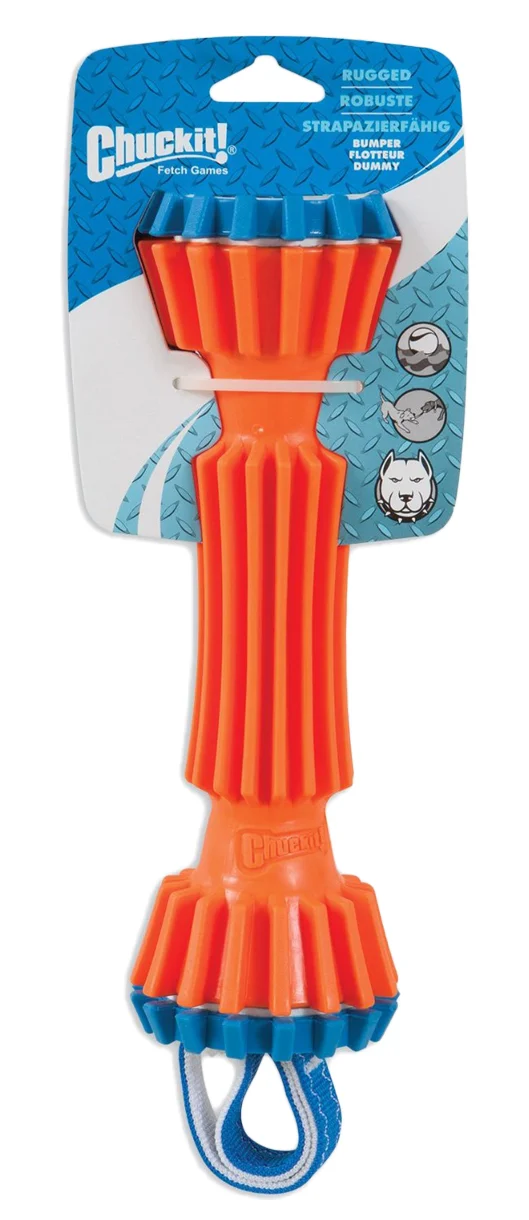 CHUC31929.jpg Apportierdummy aus Gummi, schwimmfähig, 20 cm – Chuckit! Rugged Bumper S – Bild 1