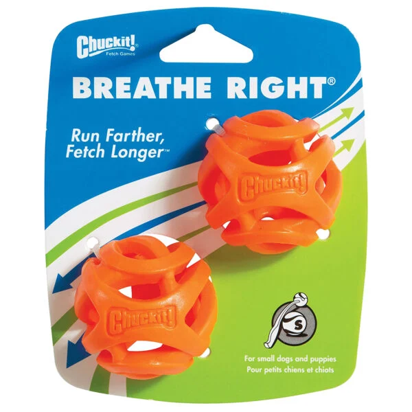 Apportierball für Hunde S, schwimmfähig, 5 cm, 2 Stück – Chuckit! Air Fetch Ball
