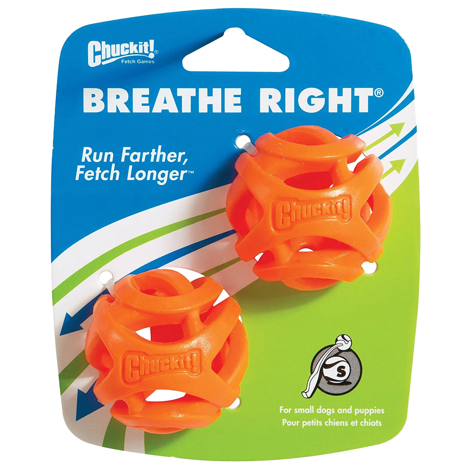 CHUC31931.jpg Apportierball für Hunde S, schwimmfähig, 5 cm, 2 Stück – Chuckit! Air Fetch Ball – Bild 1