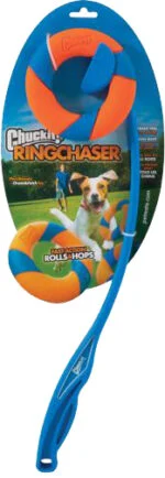 Hunde Ringwurfgerät mit ergonomischem Griff, 56 cm – Chuckit! RingChaser Launcher