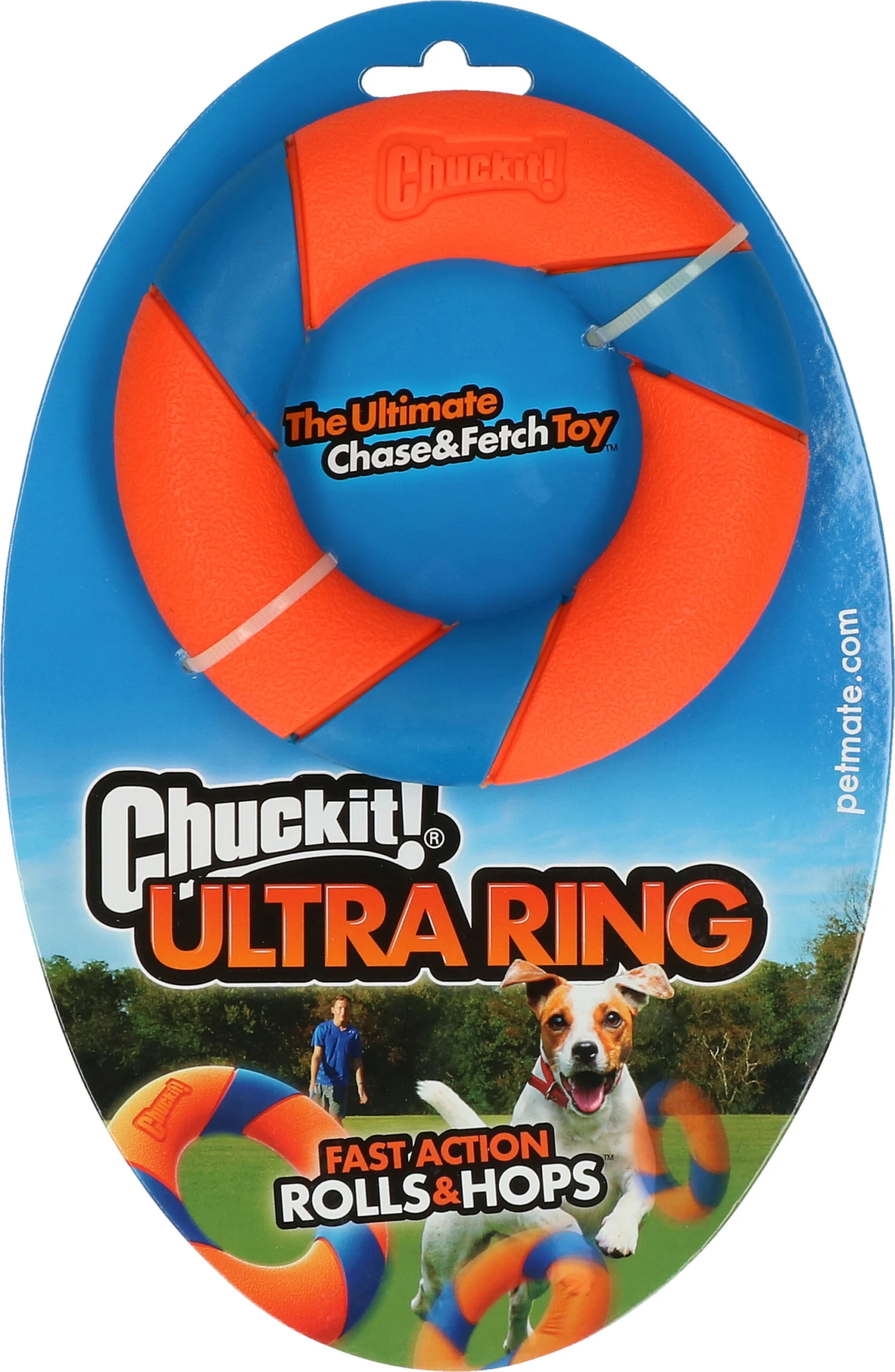 CHUC32139.jpg Apportierring mit unvorhersehbarem Sprungverhalten, 12,5 cm – Chuckit! UltraRing – Bild 1